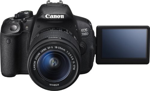 Canon EOS 700D SLR-Digitalkamera (18 Megapixel, 7,6 cm (3 Zoll) Touchscreen, Full HD, Live-View) Kit inkl. EF-S 18-55mm 1:3,5-5,6 IS STM - 2