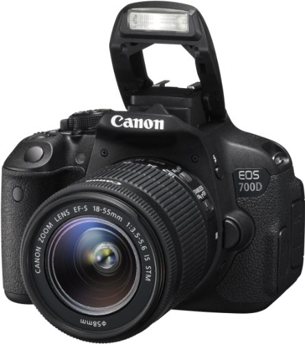 Canon EOS 700D SLR-Digitalkamera (18 Megapixel, 7,6 cm (3 Zoll) Touchscreen, Full HD, Live-View) Kit inkl. EF-S 18-55mm 1:3,5-5,6 IS STM - 4