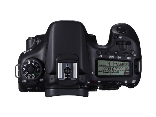 Canon EOS 70D SLR-Digitalkamera (20 Megapixel APS-C CMOS Sensor, 7,6 cm (3 Zoll) Display, Full HD, WiFi, DIGIC 5+ Prozessor) nur Gehäuse schwarz - 1
