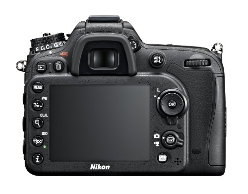 Nikon D7100 SLR-Digitalkamera (24 Megapixel, 8 cm (3,2 Zoll) TFT-Monitor, Full-HD-Video) Kit inkl. AF-S DX 18-105 mm 1:3,5-5,6G ED VR Objektiv schwarz - 4
