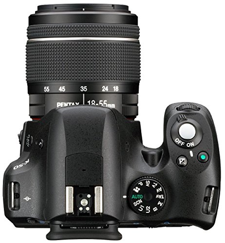 Pentax K 50 SLR-Digitalkamera (16 Megapixel, APS-C CMOS Sensor, 1080p, Full HD, 7,6 cm (3 Zoll) Display, Bildstabilisator) schwarz inkl. Objektiven DA L 18-55 mm WR & DA L 50-200 mm WR - 4