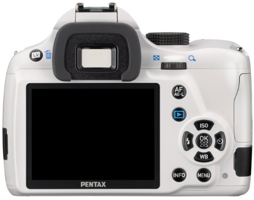 Pentax K 50 SLR-Digitalkamera (16 Megapixel, APS-C CMOS Sensor, 1080p, Full HD, 7,6 cm (3 Zoll) Display, Bildstabilisator) weiß inkl. Objektiv DA L 18-55 mm WR - 6