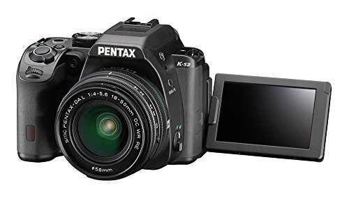 Pentax K-S2 Spiegelreflexkamera (20 Megapixel, 7,6 cm (3 Zoll) LCD-Display, Full-HD-Video, Wi-Fi, GPS, NFC, HDMI, USB 2.0) Double-Zoom-Kit inkl. 18-50mm und 50-200mm WR-Objektiv schwarz - 4