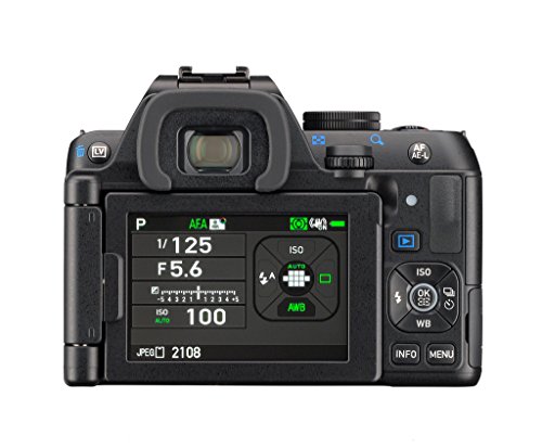 Pentax K-S2 Spiegelreflexkamera (20 Megapixel, 7,6 cm (3 Zoll) LCD-Display, Full-HD-Video, Wi-Fi, GPS, NFC, HDMI, USB 2.0) Kit inkl. 18-135mm WR-Objektiv schwarz - 2