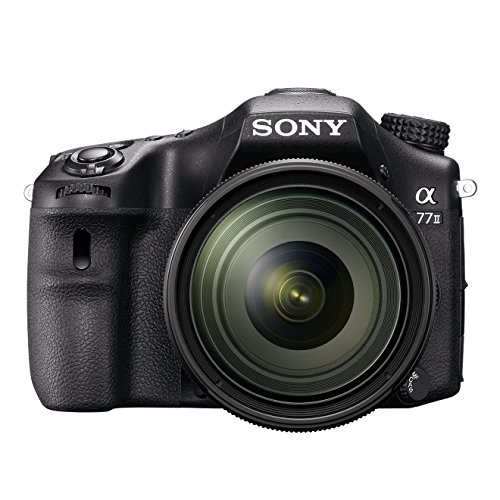Sony ILCA Alpha 77 IIQ SLR-Digitalkamera (24,3 Megapixel EXMOR APS-C CMOS-Sensor, 7,6 cm (3 Zoll) LCD-Display, XGA, 79-Phasen AF-Messfelder, 12 Bilder/Sek, Full HD, WiFi / NFC, HDMI) mit OLED-Sucher und Autofokus  inkl. SAL-1650 Objektiv - 1