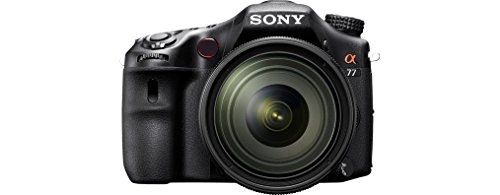 Sony SLT-A77VQ SLR-Digitalkamera (24 Megapixel, 7,6 cm (3 Zoll) Display, bildstabilisiert) Kit inkl. SAL 16-50mm DT F2.8 SSM Objektiv schwarz - 1